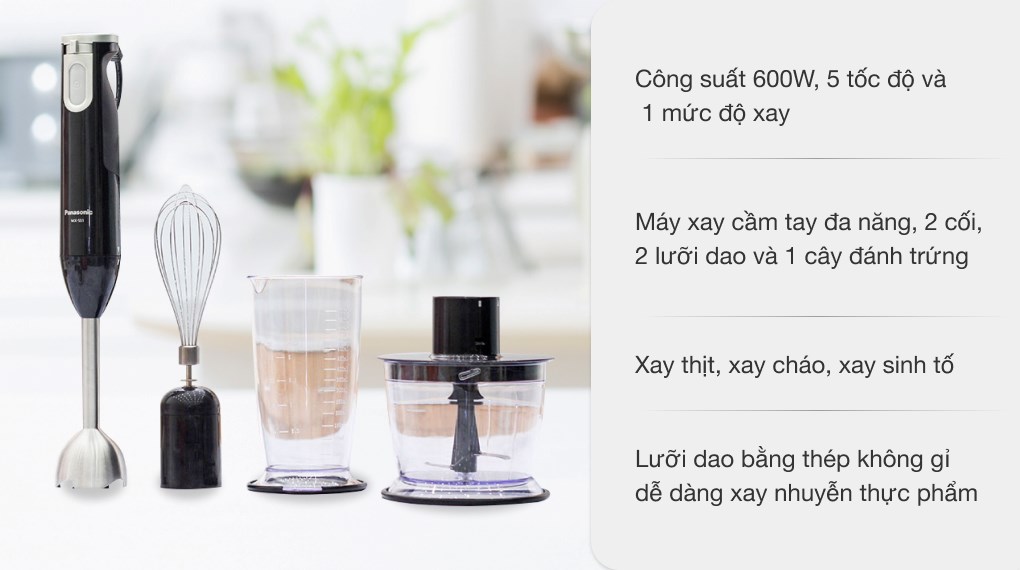 Những Ưu Điểm Nổi Bật Của Máy Xay Sinh Tố Cầm Tay Panasonic