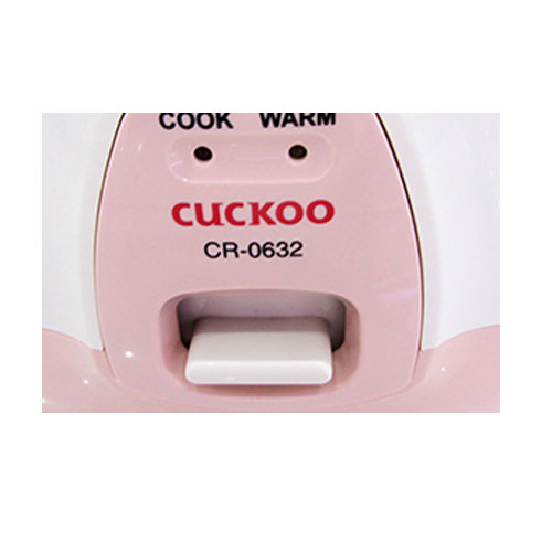 Nồi cơm điện Cuckoo CR-0632 1 lít nắp gài màu hồng nhạt