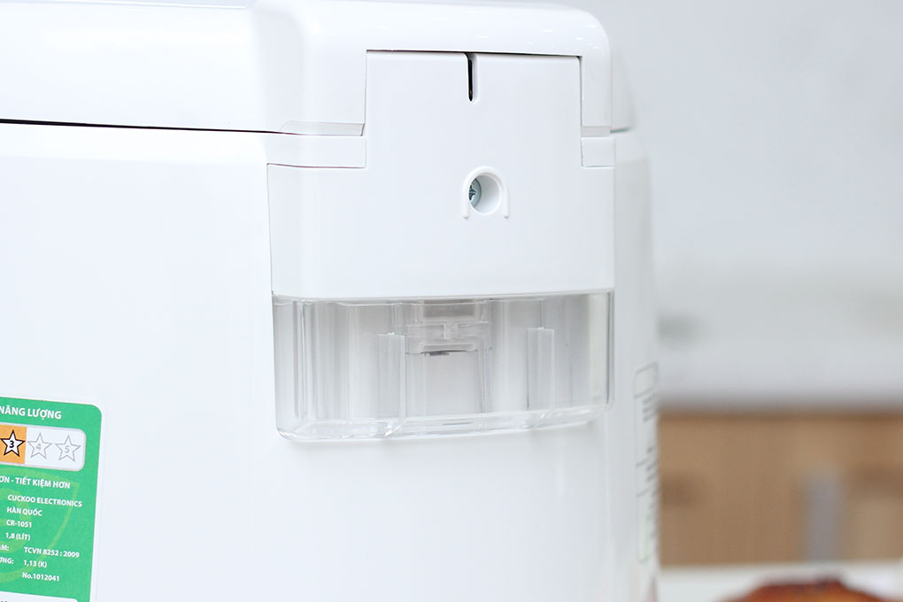 Nồi cơm điện Cuckoo CR-1051 1.8 Lít, Màu Vàng Trắng