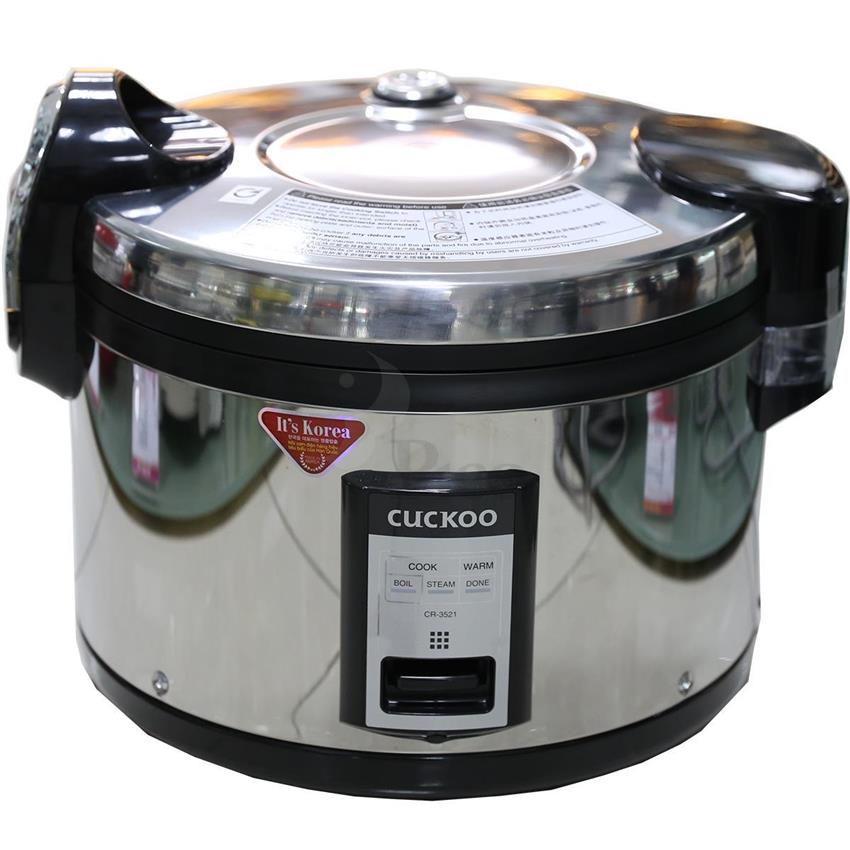 Nồi cơm điện Hàn Quốc Cuckoo CR-3521S 6.3L màu Inox