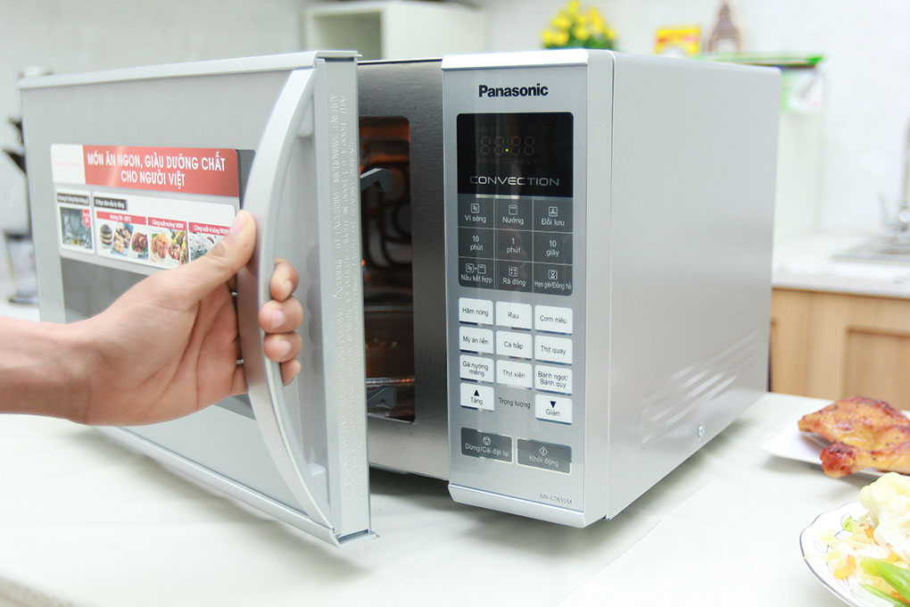 Lò vi sóng Panasonic NN-CT655MYUE 27 lít, điện tử, có nướng