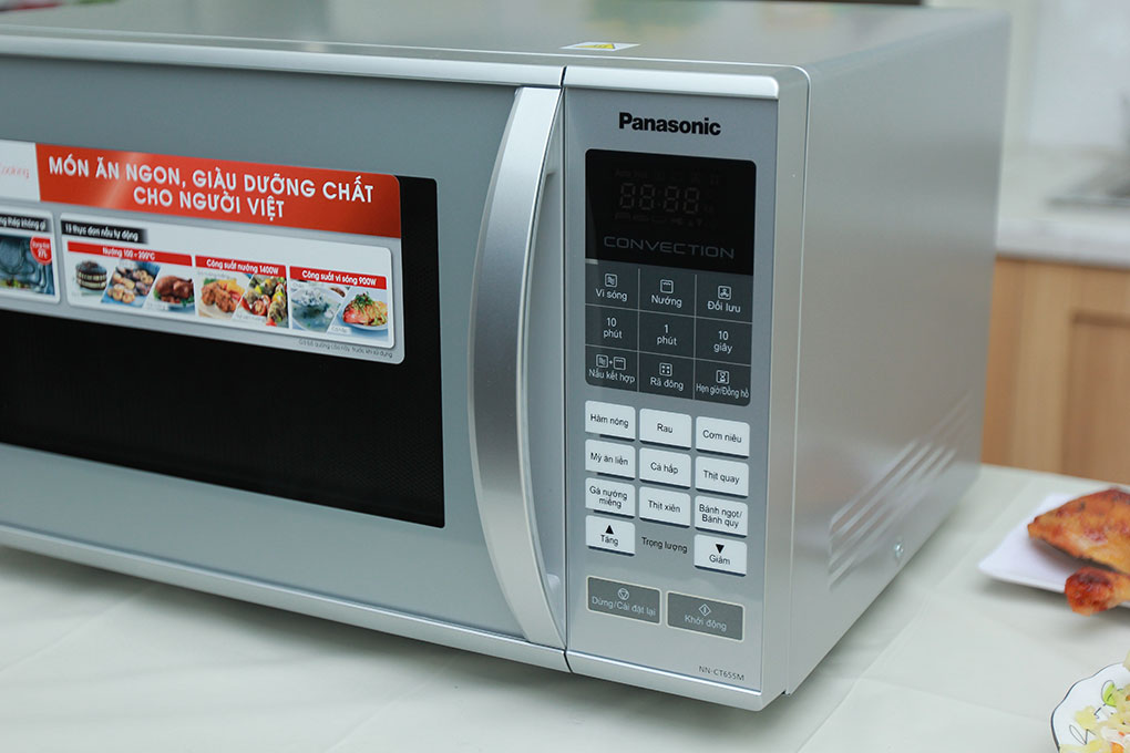 Lò vi sóng Panasonic NN-CT655MYUE 27 lít, điện tử, có nướng