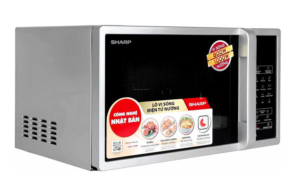 Lò vi sóng Sharp R-G372VN-S 23 lít có nướng