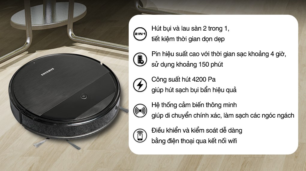 Khám Phá Công Dụng Đặc Biệt của Máy Hút Bụi Robot Samsung